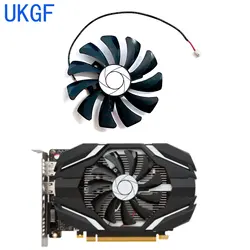 85mm HA9010H12F-Z DC 12V 0.57A 2Pin GTX1050 Ti Cooler Fan For MSI Geforce GTX 1050Ti 4G OC GTX 1050 2G Wentylator chłodzący kartę graficzną