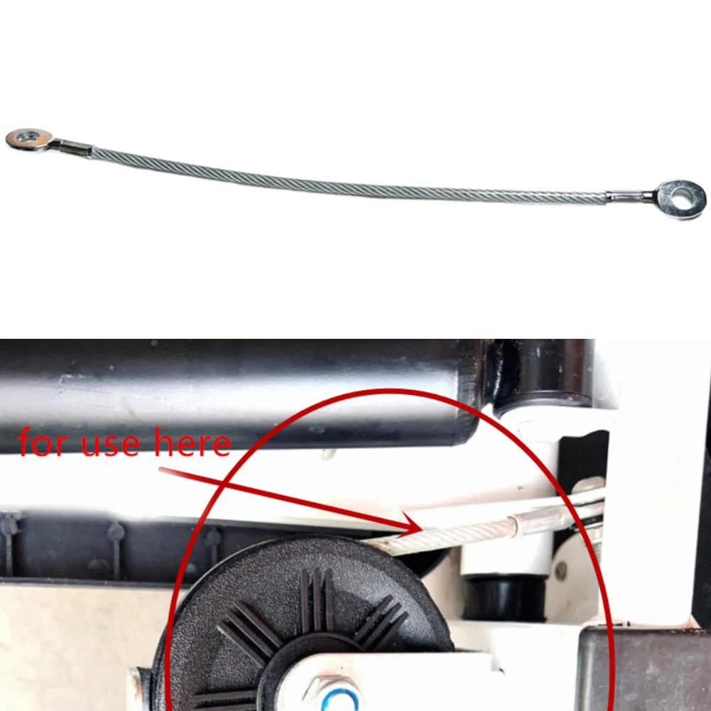 1Pc Exercise Stepper Drive Cabler Transmission Wire Steel Replacement Rope 351mm/360mm/382mm Cable Home Gym Replacement Accessor