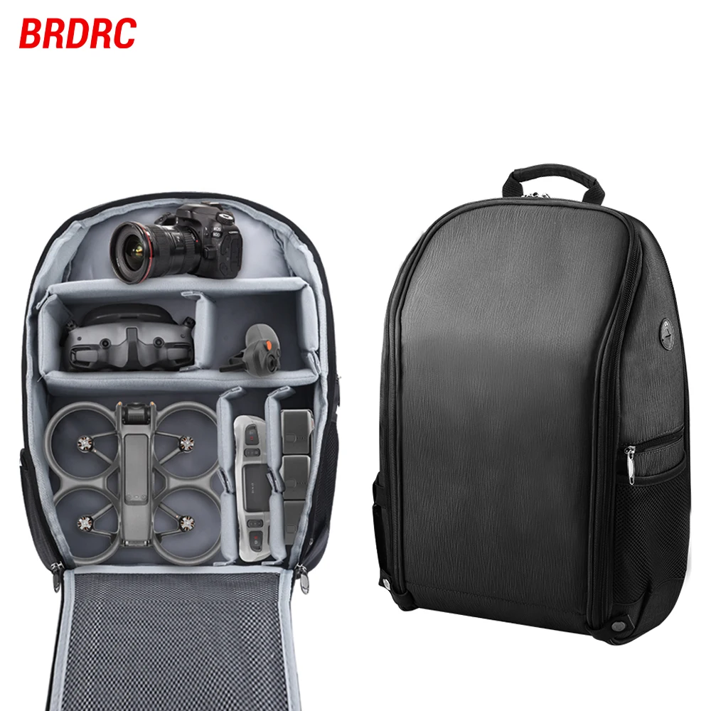 Backpack for DJI Avata 2/FPV Combo Storage Bag Drone Remote Control FPV Goggles 2/V2 Portable Carry Case Accessory