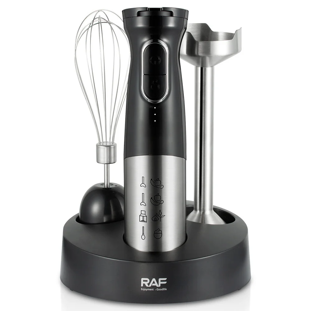 

Wireless Charging Cooking Stick Five-In-One Electric Food Processor For Juicing, Mincing Meat And Beating Eggs