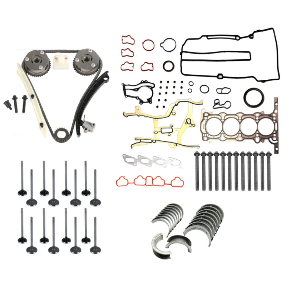 AUTO ENGINE PARTS Head Gasket Set Bolts Timing Chain Kit Engine bearing for Chevy Buick Cruze 1.4L Turbo 1.4T L4 2011-2016