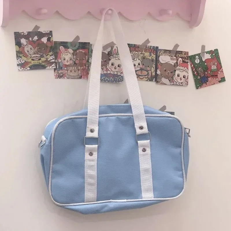 Sanrio Japanese Original Homemade Jk Uniform Bag College Style Single Shoulder Cross Body Pu Przenośna torba rekreacyjna Anime