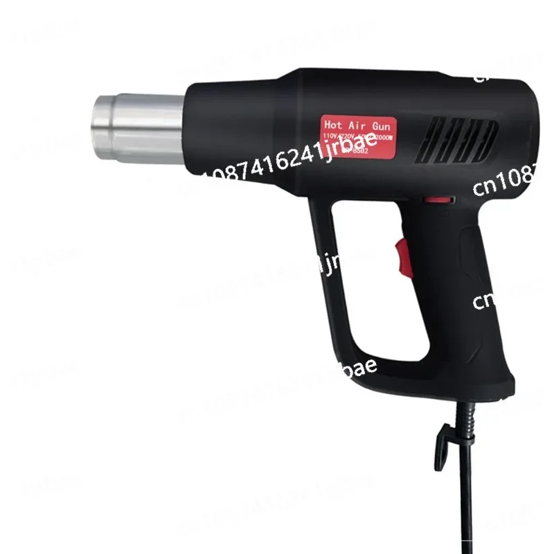 2000W Electric Hot Air Gun 220V Industrial Dual Wind speed Temperature controlled Building Hair Dryer Heat Gun Nozzle