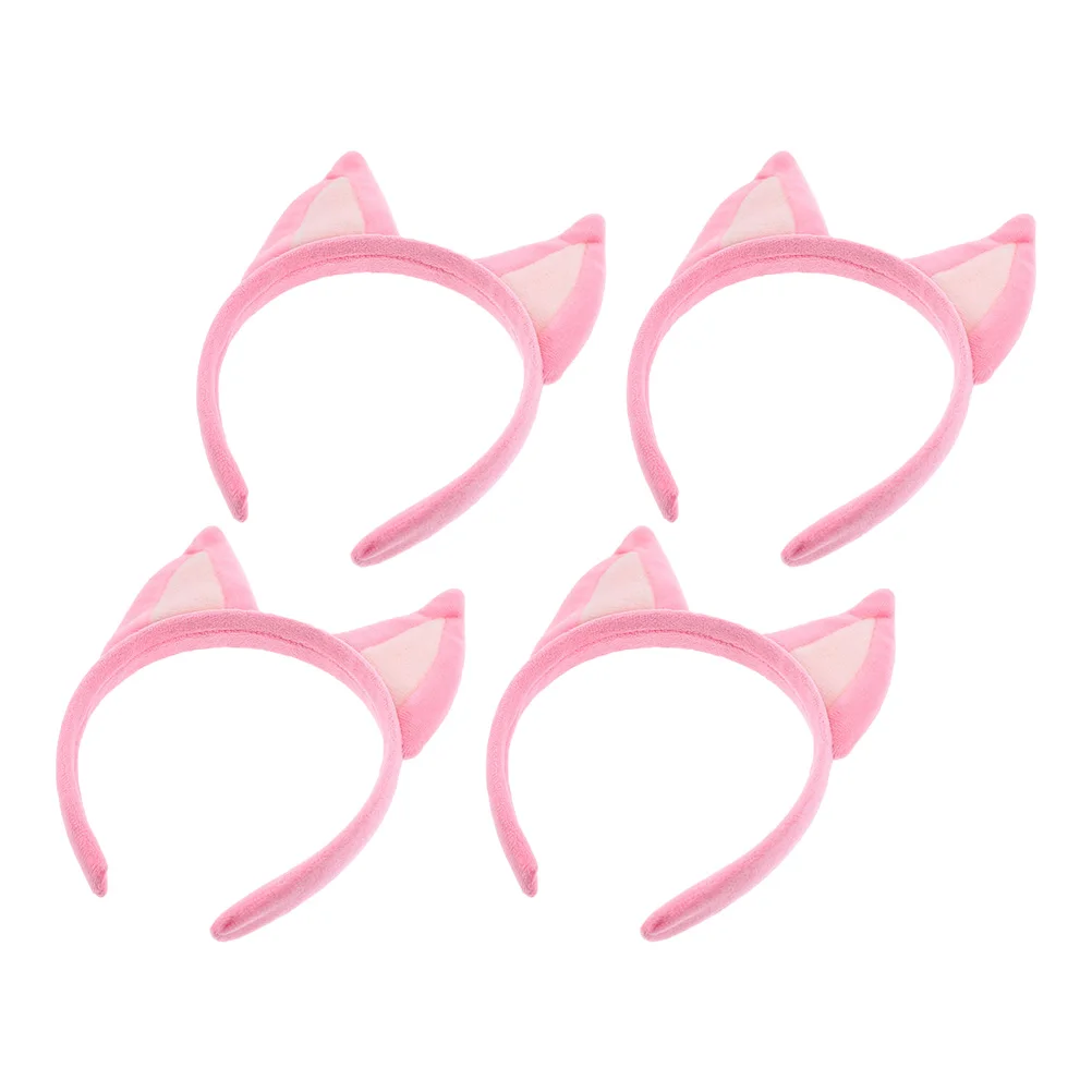 

4pcs Shepherd Dog Ears Headb for Women Fabric Puppy Party Accessories Halloween Cosplay Soft Comfortable Replacement