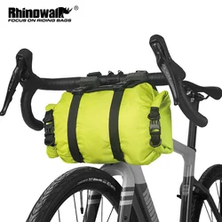 Rhinowalk Bike Handlebar Bag 12L Waterproof Cycling Bicycle Front Bag Pack Set MTB Road Storage Luggage Detachable Inner Bag