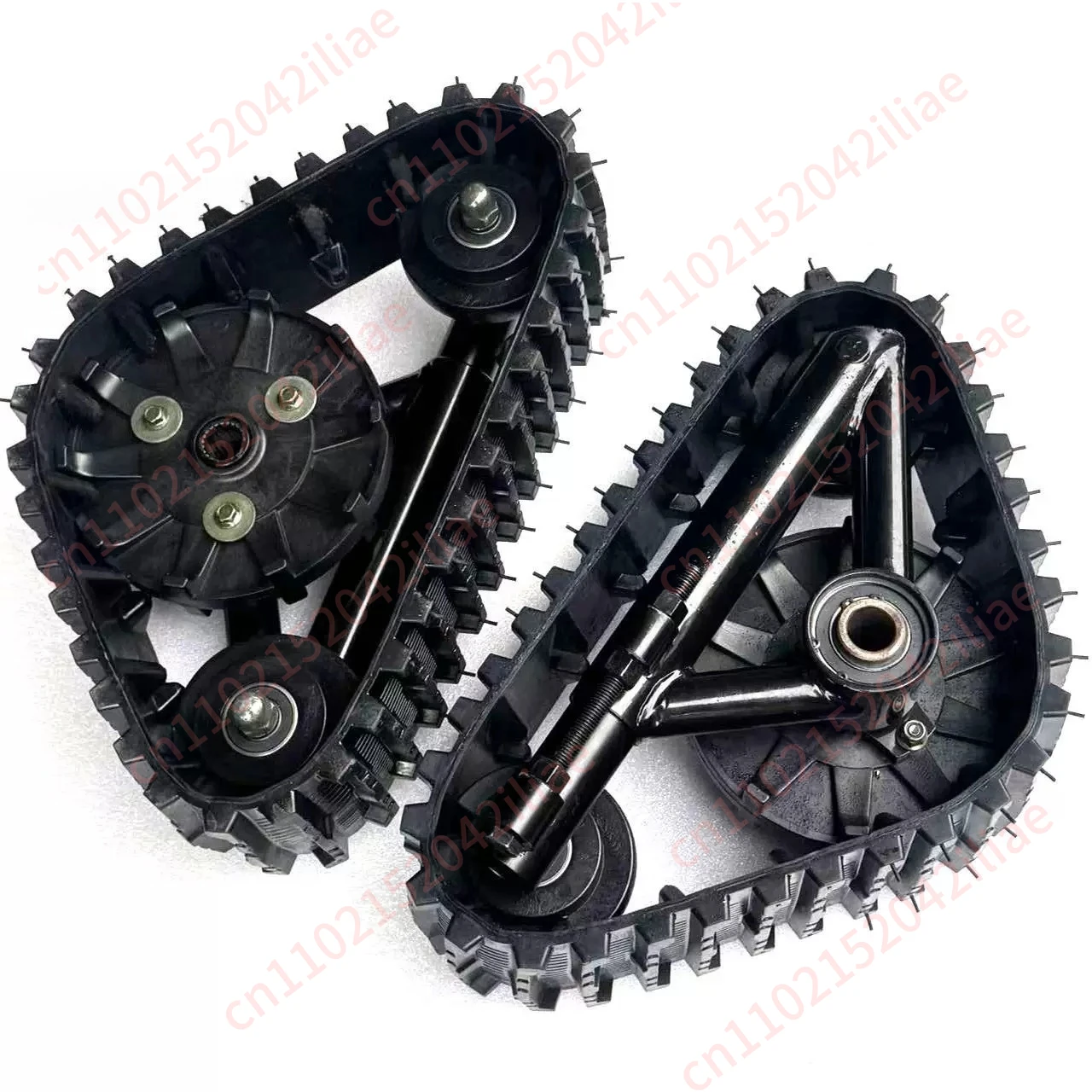 Universal ATV/UTV Snow Tracks Kit (2 Pcs) - Rear Tire Conversion for Off-Road Vehicles