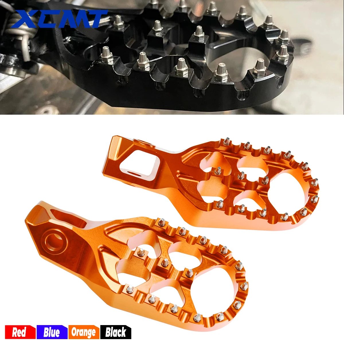 

Motocross 57mm Forged Foot Pegs Footrest Pedals For KTM 2024 EXC300 EXC EXCF XCW 125 250 300 350 450 500 SX SXF XC XCF 2023-2024