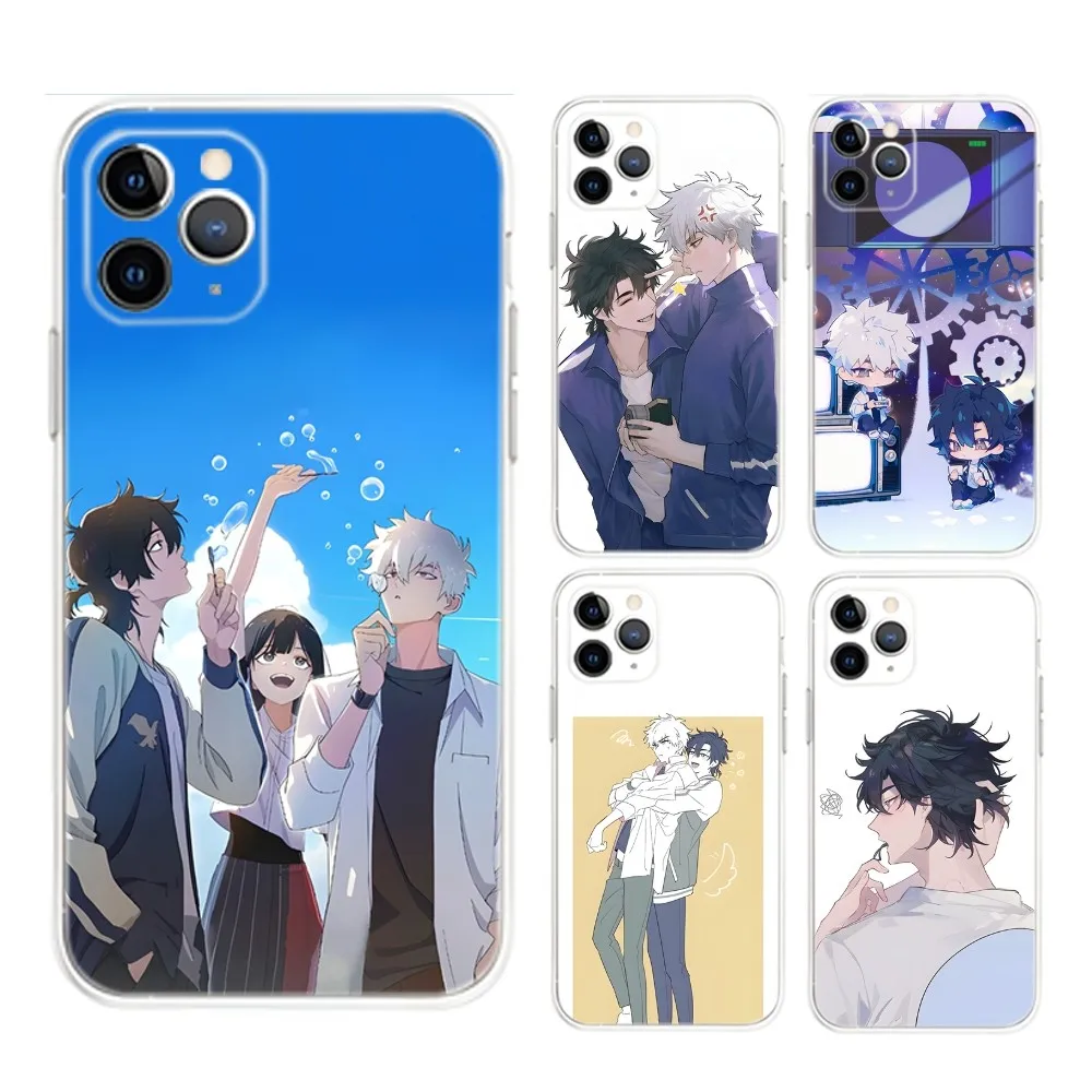 Anime L-LinkS C-ClickS  Phone Case For iPhone Apple 16,15,14,13,12,Mini,11,Pro,Max,Plus,X,XR,XS,8,SE,2020,Plus Transparent Cover