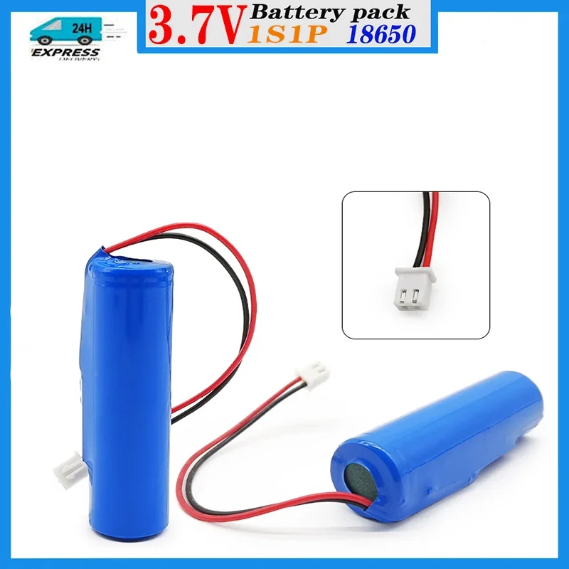 NEW Lithium Ion Rechargeable Battery 3.7V 3400mAh 18650, with Emergency Lighting Replacement Socket XH2.54 Cable