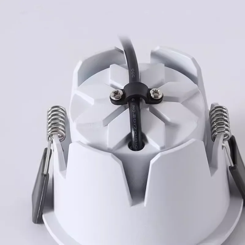 Embedded Anti Glare LED Downlights 7W 9W 12W 15W 20W 24W 30W 36W CRI 98 Dimmable COB Ceiling Lamp Spot Lights AC90-260V For Home
