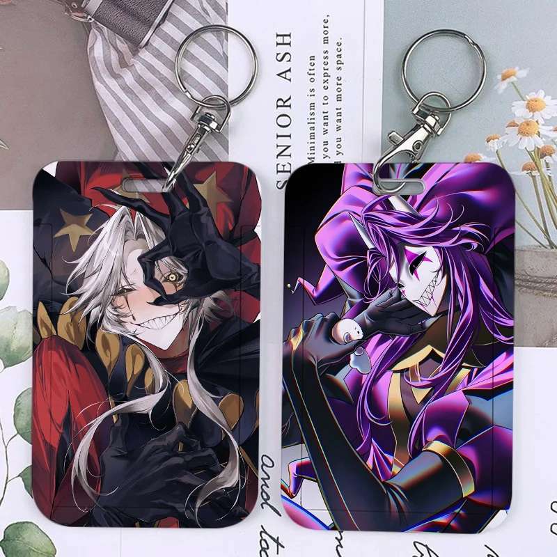 The Freak Circus Keychain Card Holder Keychains Holders Bank Bus ID Credit Cards Key Ring Chains