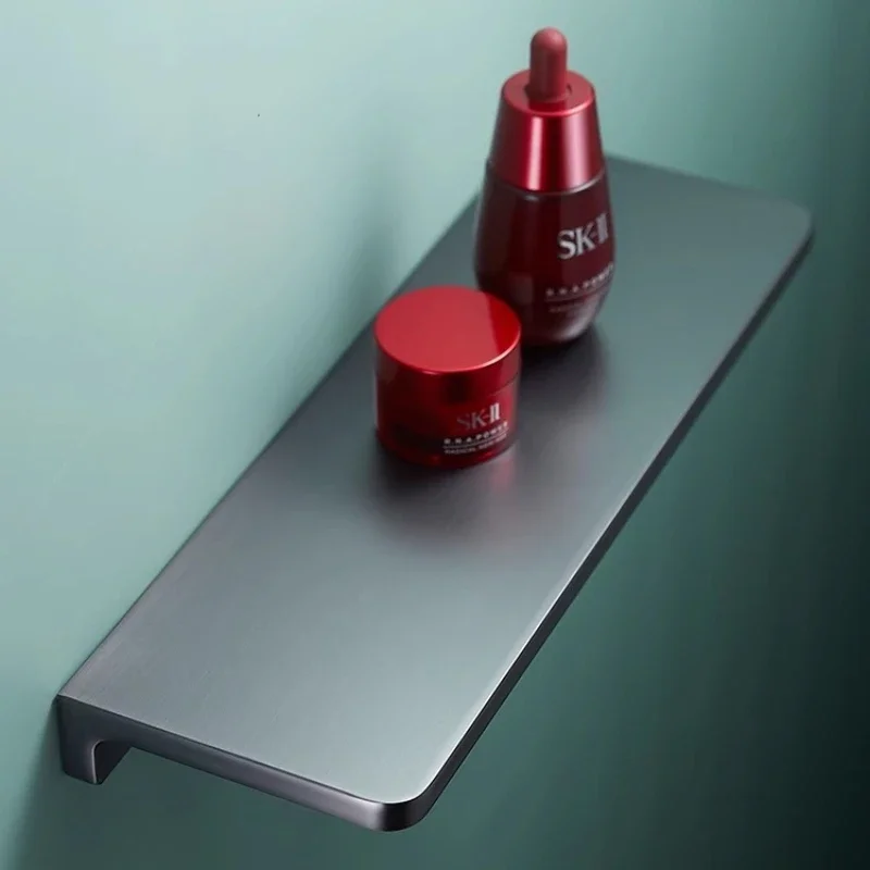 Toilet full copper tray cosmetic storage rack, 10x30cm washbasin storage rack