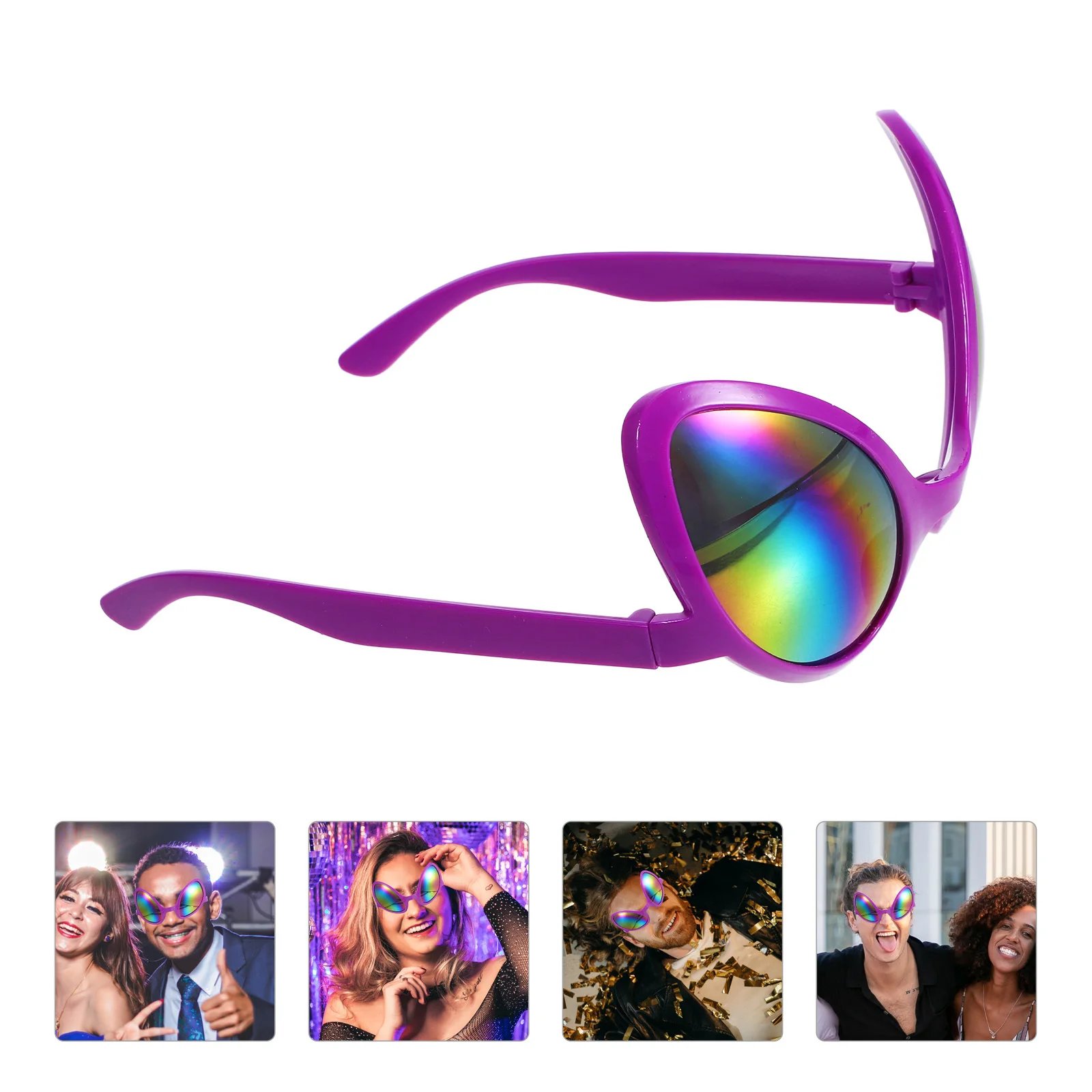 

1Pair Modeling Glasses Fun Eyewear for Carnival Party Cosplay Prop Festival Gathering Costume Sunglasses Accessories