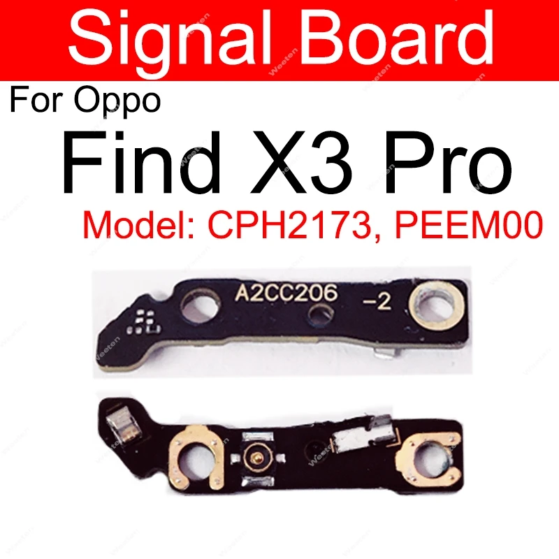 For OPPO Find X2 X3 X5 X6 Pro Antenna Board Signal Wifi Antenna Small Board Signal Flex Cable Connector Parts