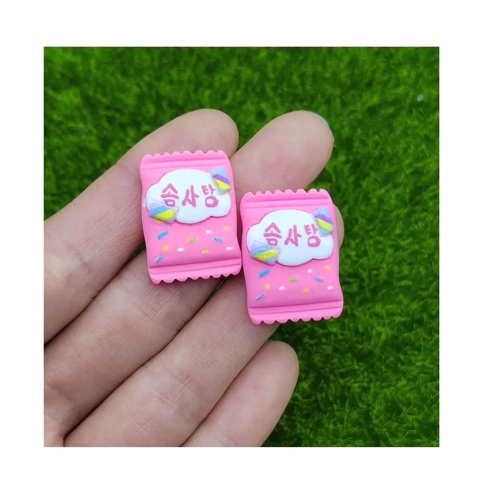 New Simulation Cake Strawberry Biscuit Candy Resin Flatback Cabochon Scrapbook Kawaii Embellishments Hair Bow Accessories