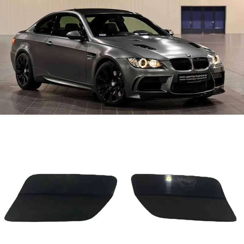 

2pc Front bumper headlight water spray cover jet cap For Bmw E92 e93 2010 2011 2012 2013 2014 OE : 61677253393/394