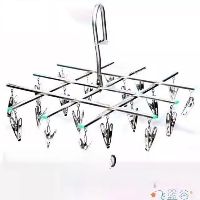 

Stainl Steel Clothesline Hook round Ra Sos Function Stainl Steel Cool round Plate Clothes Can Be Layered