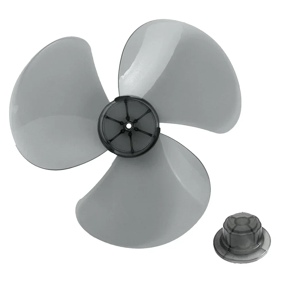 Fan Blade 12 Transparent White/Black Plastic Fan Blade For Standing Pedestal Floor Wall/Table Fanner Noise Reduction