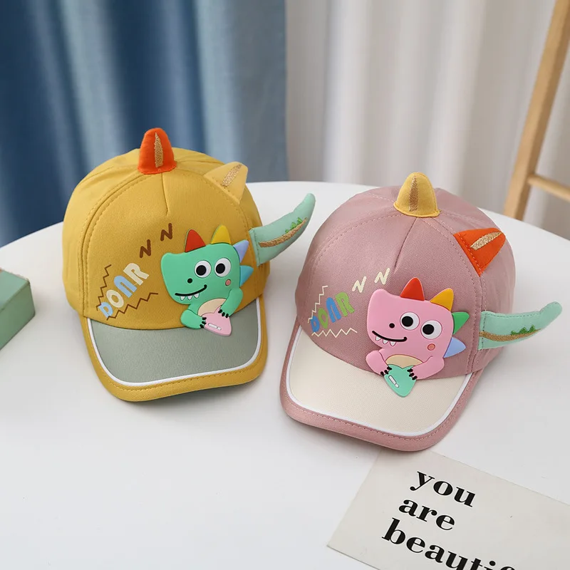 Baby Sun Hat Spring Summer Child Sun Hat Children Three-dimensional Dinosaur Cap Cute Super Cute Baby Hat Fashion