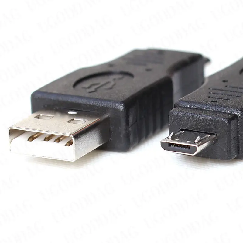 Adattatore di ricarica per sincronizzazione dati da micro USB maschio a USB maschio V8 da maschio a USB femmina