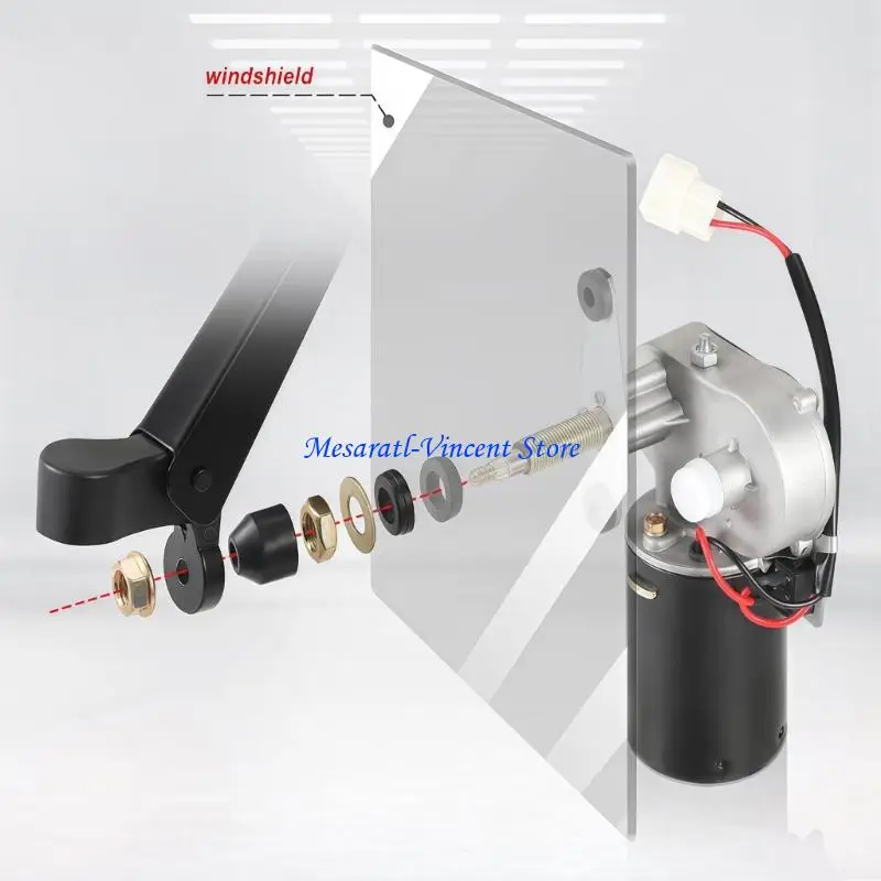 

A70F Quick Response Universal Wiper Motor Assembly With 1L Sprayed Bottle For ATV UTV And Side By Side Vehicles 425751