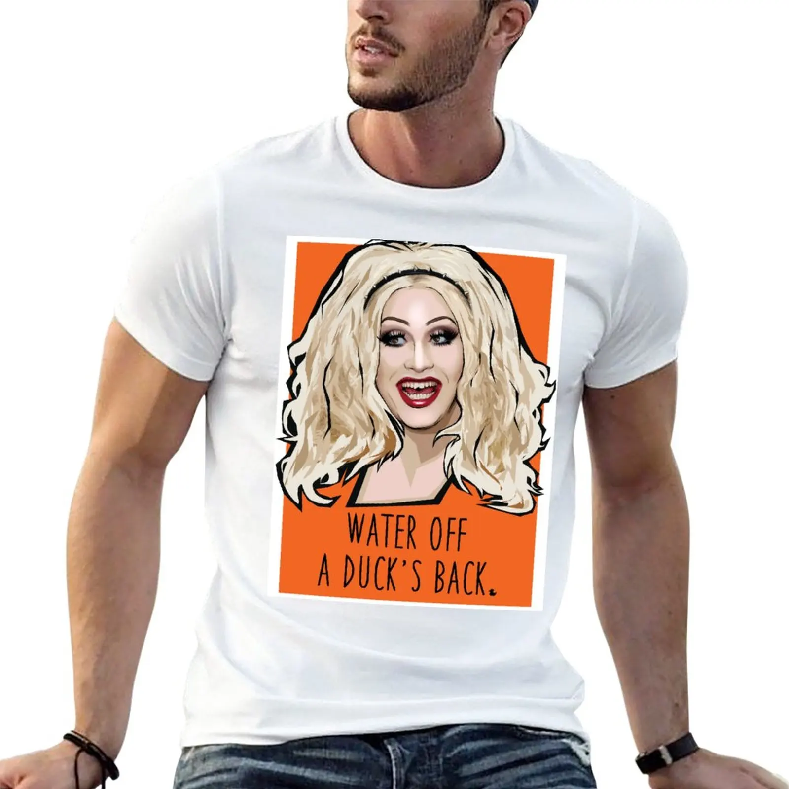 Jinkx Monsoon - water of a ducks back T-Shirt sublime t shirt cute clothes Anime t-shirt plain t shirts men