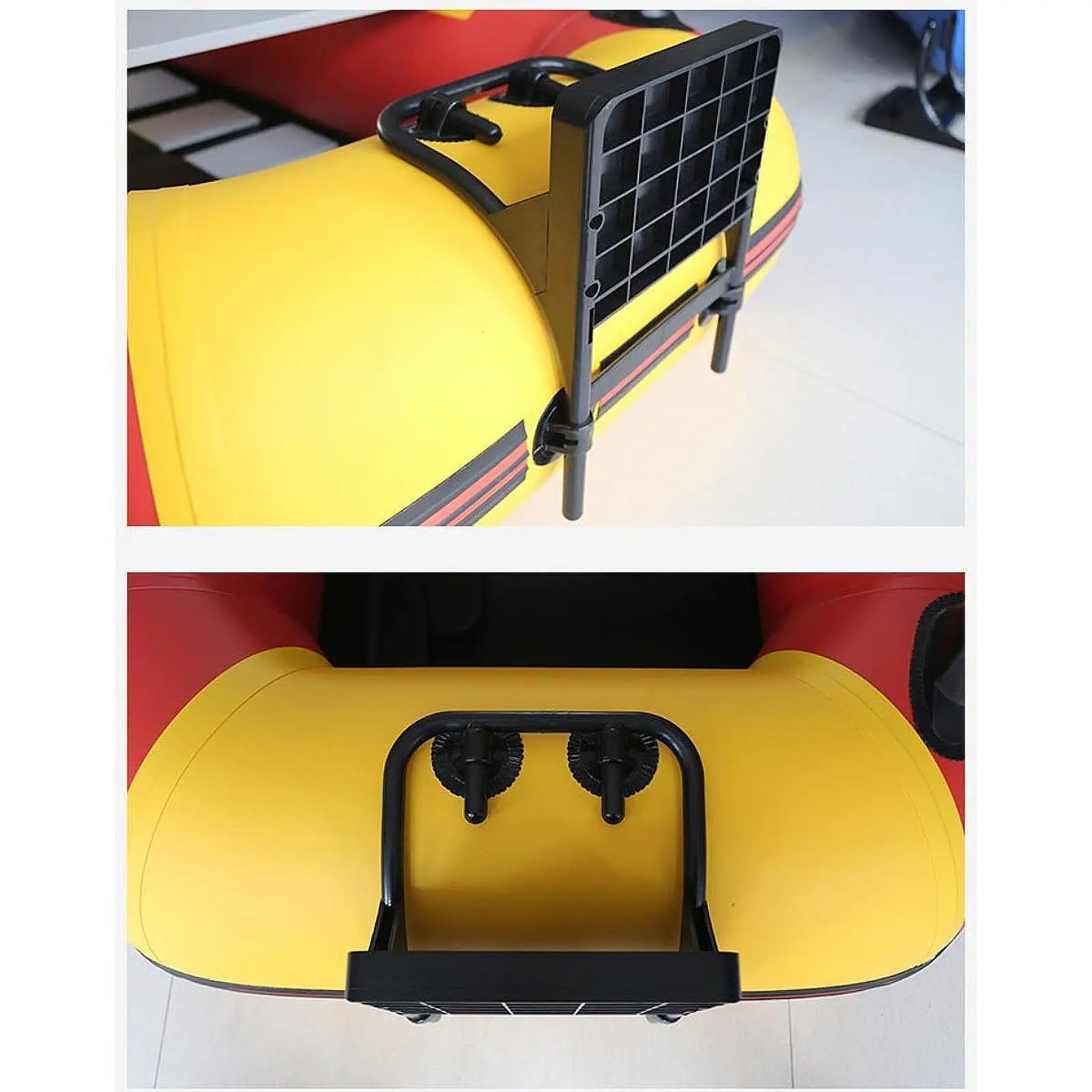 Trolling Boat Motor Holders Nylon Bracket Kit for Electric Motor on Fishing Kayak and Rubber Boats