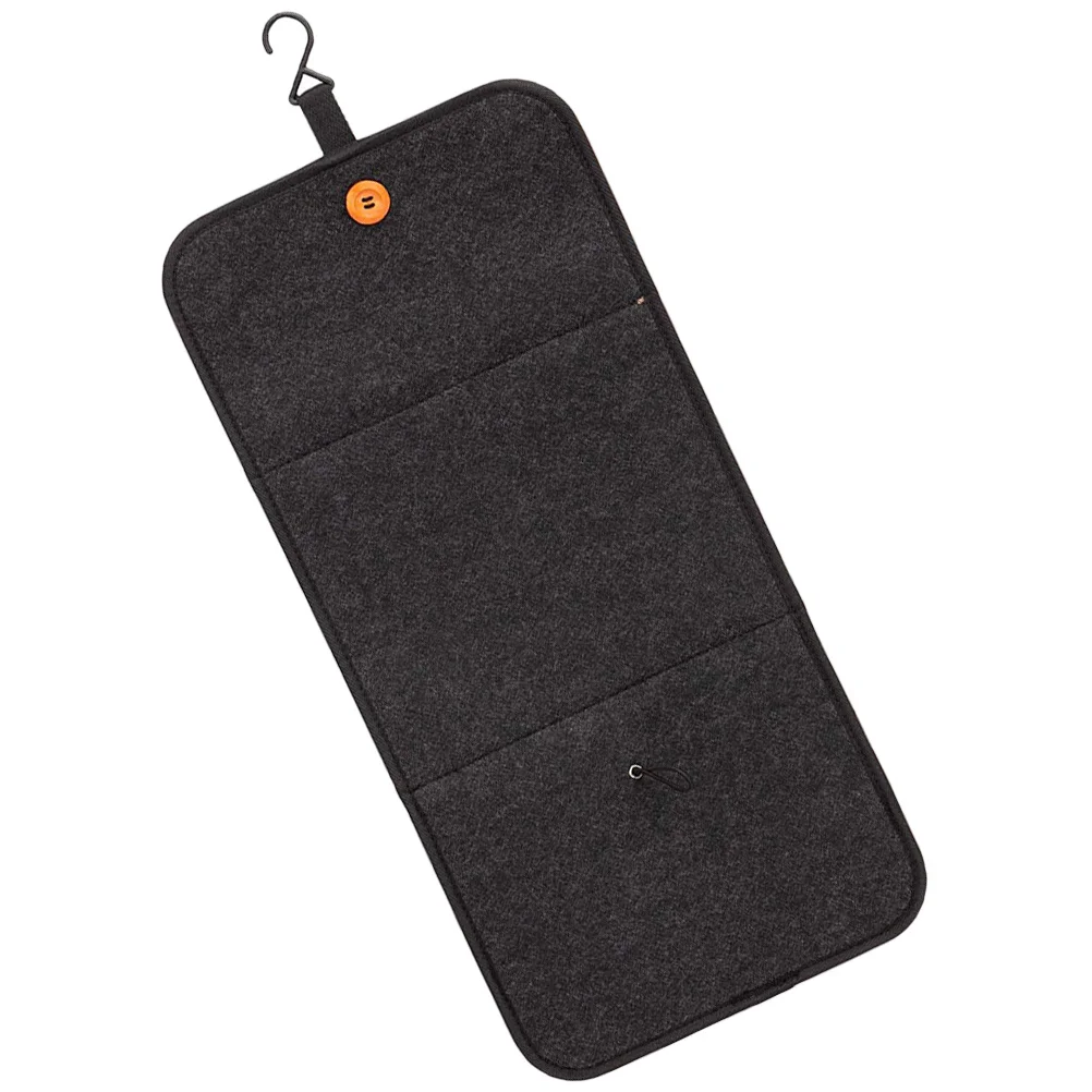 

Hanging Jewelry Organizer Bag Fine Workmanship Hanging Storage Bag Necklace Earring Holder for Travel Jewelry Roll