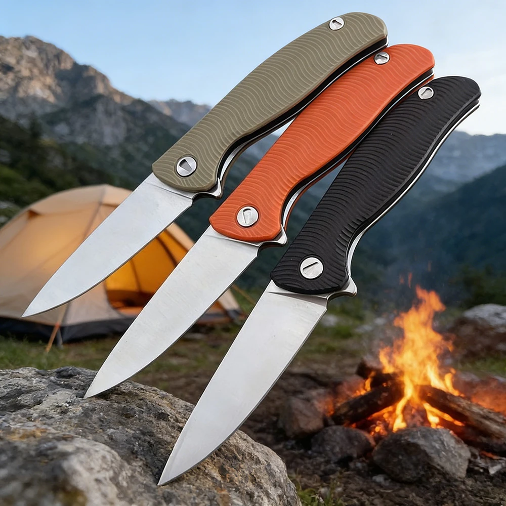 

Портативный тактический нож для кемпинга на открытом воздухе, нож для выживания в джунглях, охотничий нож для самообороны, складной нож для походов и барбекю, EDC-нож для выживания