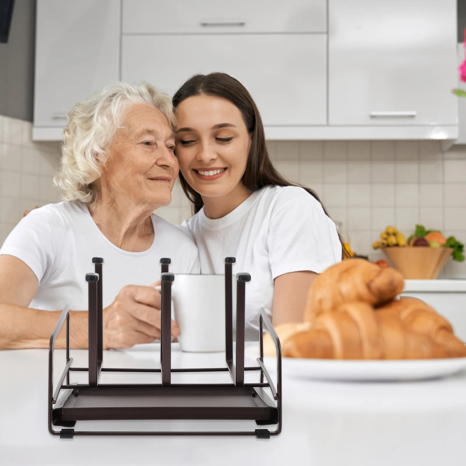 

Household Iron Holder Mug Stand Storage Organizer Drying Drain Holder For Home Kitchen Restaurant Decor Coffee Cup Hanger Iron