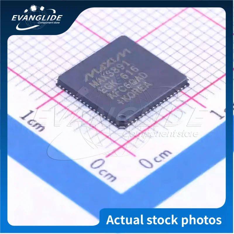 1 PCS 100%Original & New MAX5891EGK VFQFN-68-EP(10x10) 16Bit 600Msps DAV Chip Wireless base station chip In Stock Wholesale