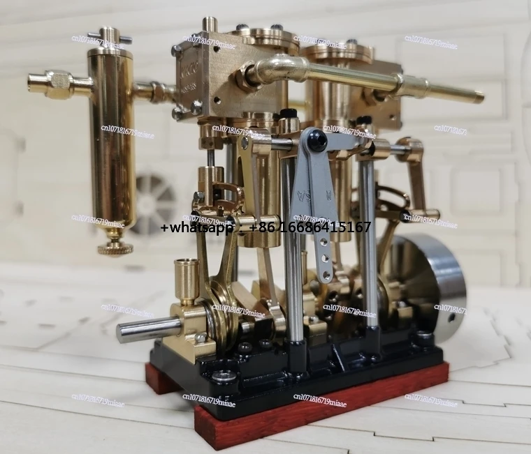 Двухцилиндровый, трехцилиндровый паровой двигатель LS3-13s, высокий крутящий момент, паровой двигатель, модель парового двигателя