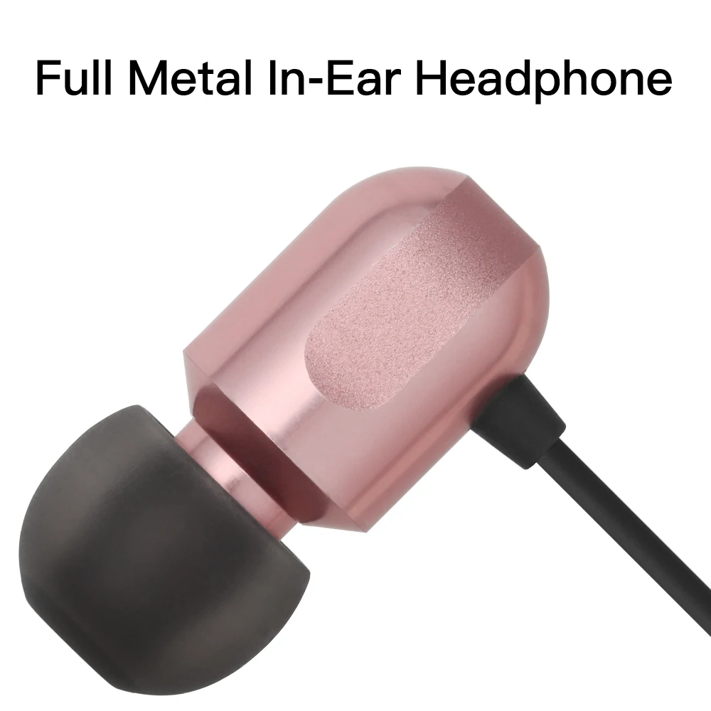 GGMM-C700 fone de ouvido com microfone, 100% headset metal completo, fone de ouvido com fio para iphone x, xs max, xiaomi, mp3 player