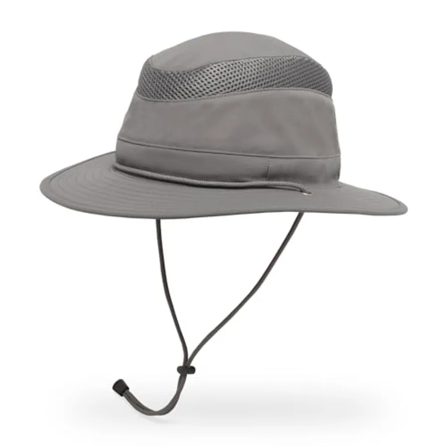 Sunday Afternoons Charter Escape Hat for outdoor adventures, lightweight nylon fabric, navy blue, UPF 50+ sun protection and ad