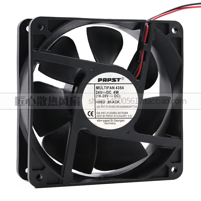 Original MULTIFAN 4354 DC 24V 4W 12038 12CM Inverter Axial Fan for Industrial Equipment Cooling