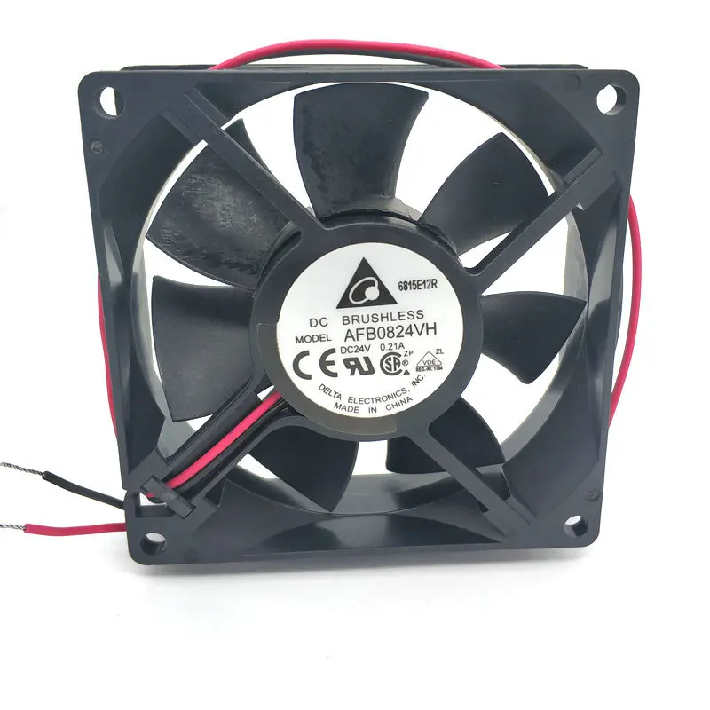 AFB0824VH 8cm 8025 80mm fan 80x80x25mm 24V 0.21A Double ball bearing large air volume inverter cooling fan