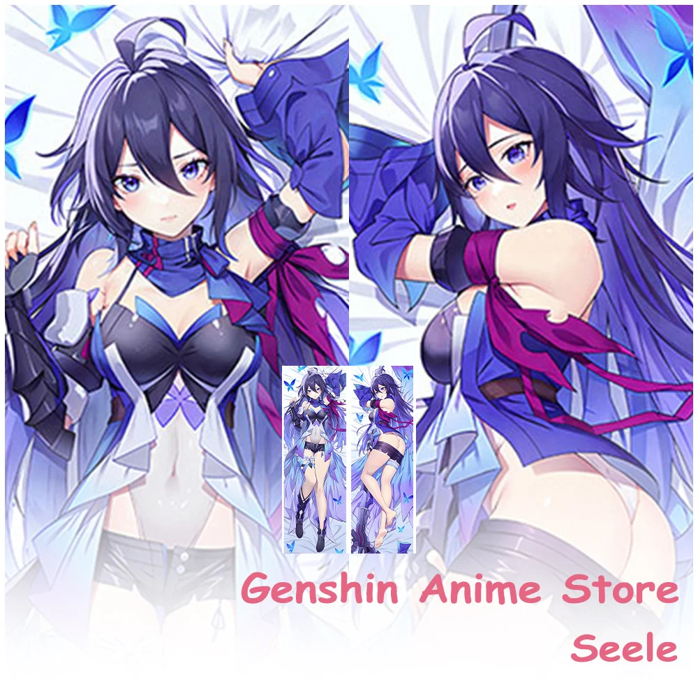 

Dakimakura Honkai: Star Rail Seele аниме наволочка реквизит для косплея полиэстер аниме 2-сторонняя печатная подушка отаку наволочки
