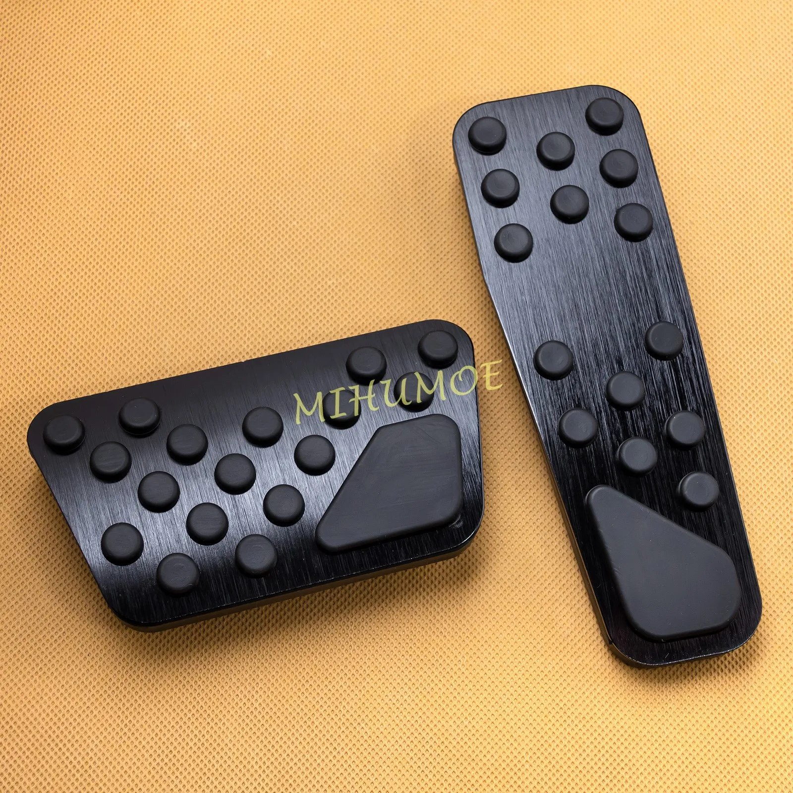 

For 2011-2023 Dodge Challenger Charger Black Aluminium Alloy Foot Brake Gas Accelerator Pedal Pad Cover Set