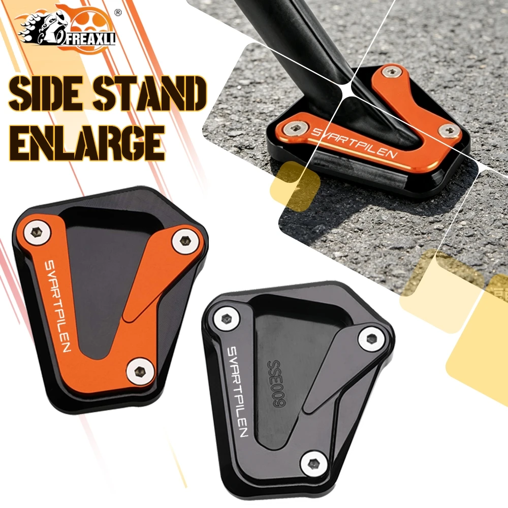 For Husqvarna Svartpilen 801 Svartpilen801 2024-2025 Motorcycle Kickstand Extender Foot Side Stand Extension Pad Enlarge 2025