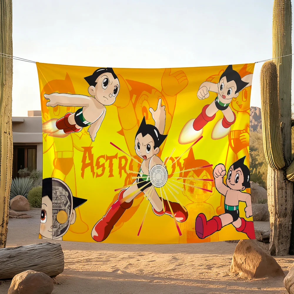Klassische Anime-Flagge für Camping, Party, Picknick, Studio, Stand, Hintergrund, Wand, Innenbereich, A-Astro B-Boy Dekoration, Banner