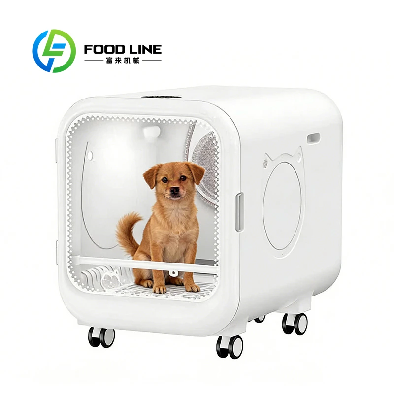 

Customized Large Automatic Pet Drying Box App Controlled Ultra Quiet Hands Free for Cats Small Dogs Home Grooming