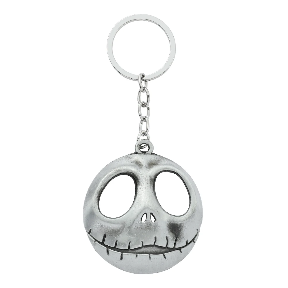 الكابوس قبل عيد الميلاد سلسلة المفاتيح جاك Skellington نموذج كيرينغ هالوين مجوهرات اكسسوارات الهدايا