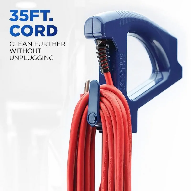 مكنسة كهربائية Oreck Commercial XL، مكنسة كهربائية مستقيمة مع كيس للسجاد والأرضيات الصلبة، خفيفة الوزن، وضبط الارتفاع تلقائيًا