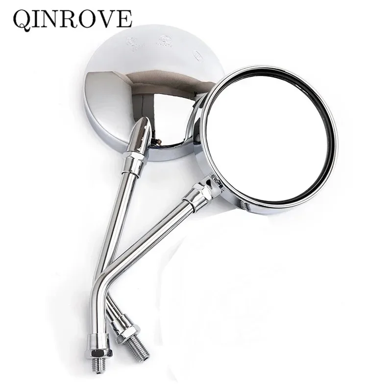 Motorcycle Rearview Mirrors 8/10MM ABS Cafe Racer Mirror For Aprilia Pegaso 650 SR 50 Tuono Kawasaki ER6 ER6F VERSYS 650 1000
