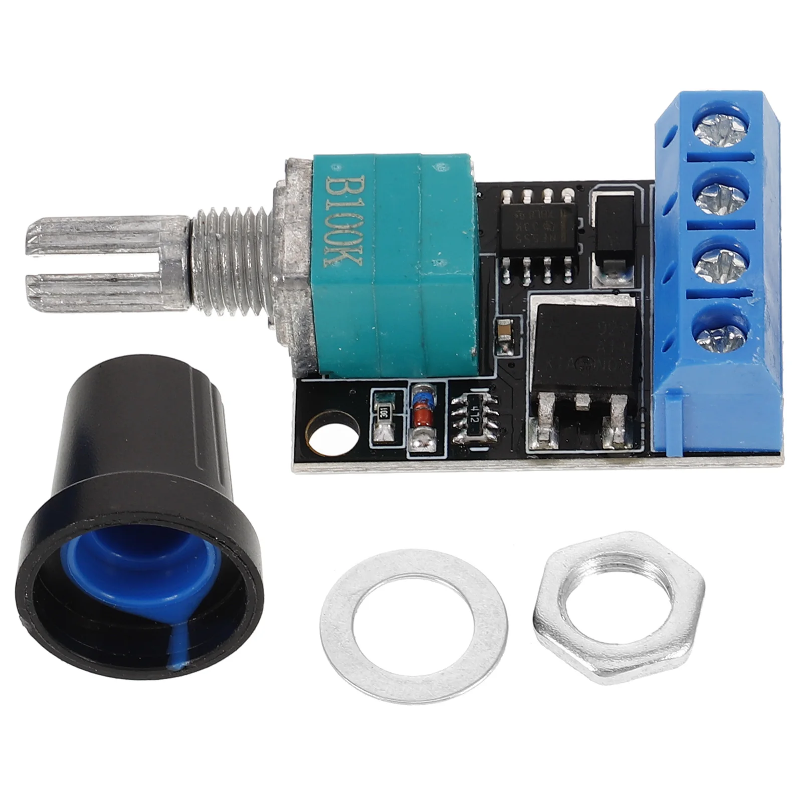 

PWM DC Motor Speed Controller 5V 16V 10A LED Dimming Module Sturdy Reliable High Durability Voltage Range Electric