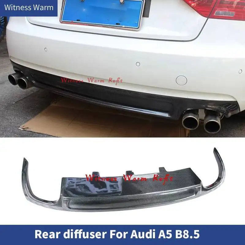 Lame de pare-choc arrière en Fiber de carbone Frp pour Audi A5 Sedan 4 portes Standard 2012-2016