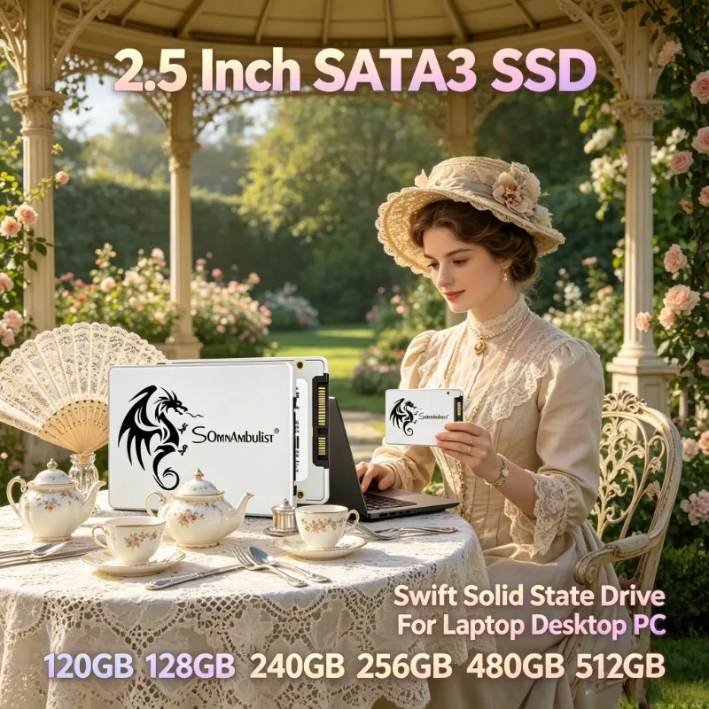 

2026 Latest New Model 2.5 Inch SATA3 SSD SomnAmbulist Exquisite Craft Durable Structure Ultra Swift Speed For All PC Upgrade