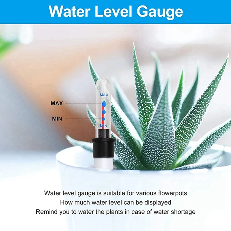 8Pcs Water Level Indicator For The Flower Pots Of Indoor Plants, Very Suitable For Hobby Gardener Display Water Level