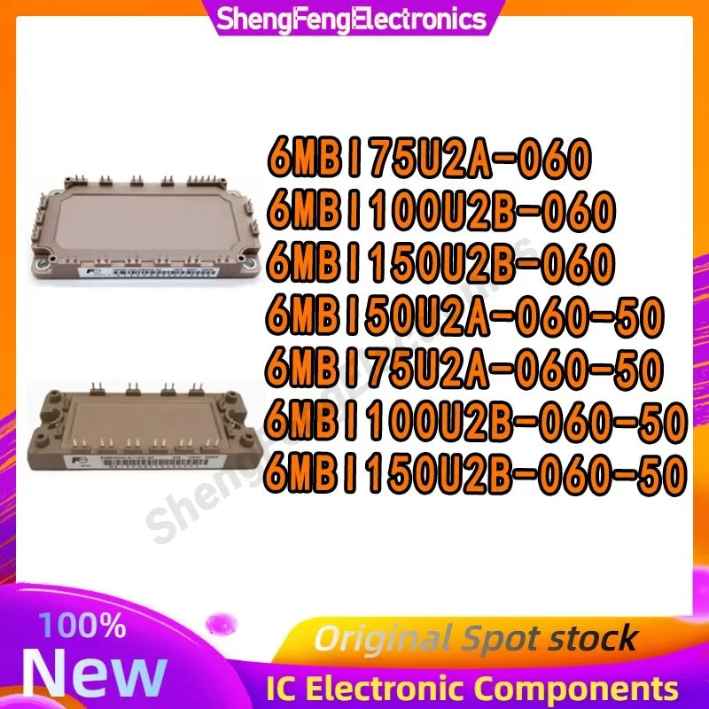 Módulo IGBT, 6MBI75U2A-060, 6MBI100U2B-060, 6MBI150U2B-060, 6MBI50U2A-060-50, 6MBI100U2B-060-50, 6MBI150U2B-060-50