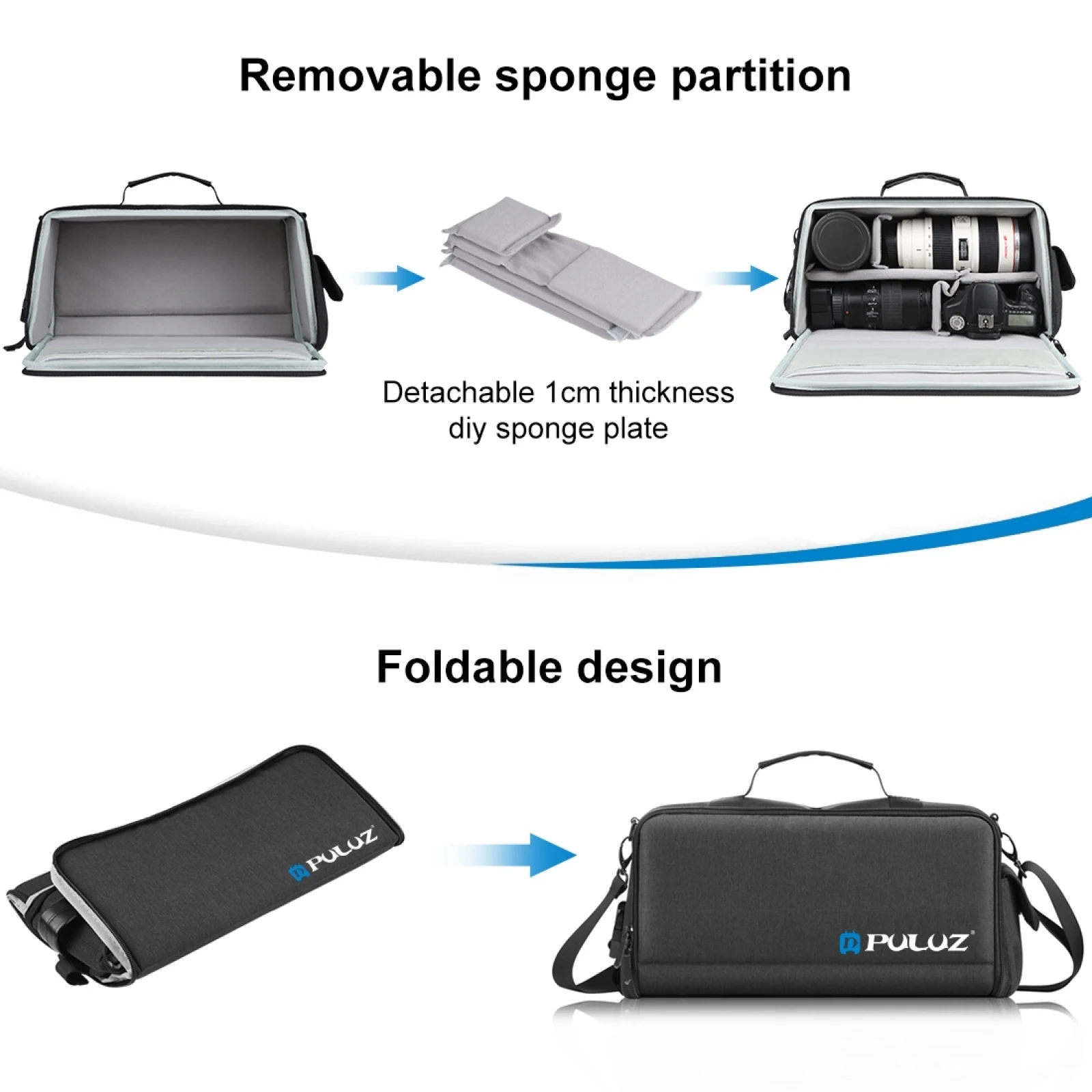 بولوز كاميرا صغيرة محمولة حقيبة كتف كروسبودي عدسة التخزين الرقمي حقيبة
